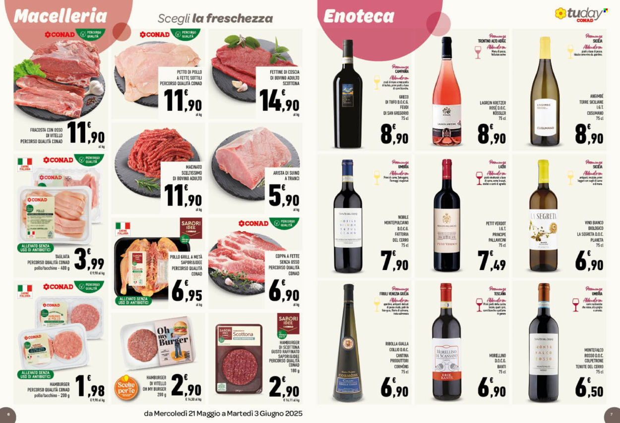 Volantino TuDay Conad - 21/5/2025 - 3/6/2025. Pagina 1