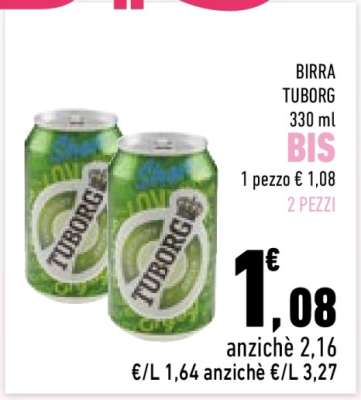 BIRRA TUBORG 330 ml