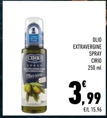 OLIO EXTRAVERGINE SPRAY CIRIO 250 ml