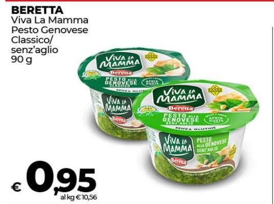 BERETTA Viva La Mamma Pesto Genovese Classico/senz'aglio
