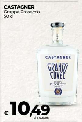 CASTAGNER Grappa Prosecco