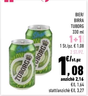 BIER/BIRRA TUBORG