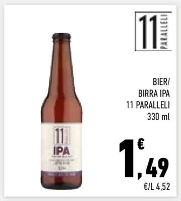 BIER/BIRRA IPA 11 PARALLELI