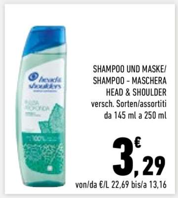 SHAMPOO UND MASKE/SHAMPOO - MASCHERA HEAD & SHOULDER