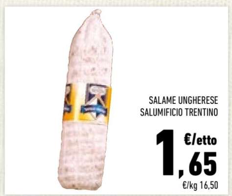 SALAME UNGHERESE SALUMIFICIO TRENTINO