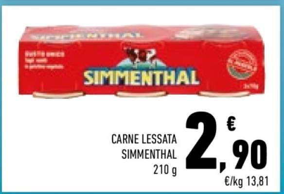 CARNE LESSATA SIMMENTHAL