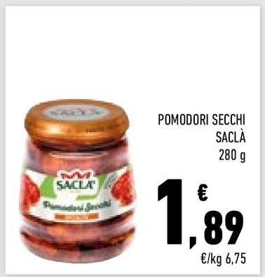 POMODORI SECCHI SACLÀ