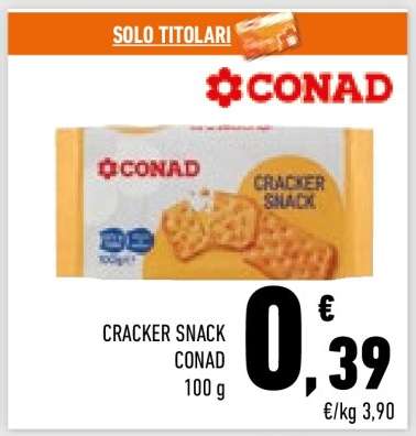 CRACKER SNACK CONAD