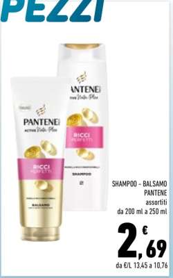 SHAMPOO - BALSAMO PANTENE assortiti