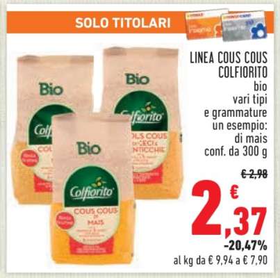 LINEA COUS COUS COLFIORITO