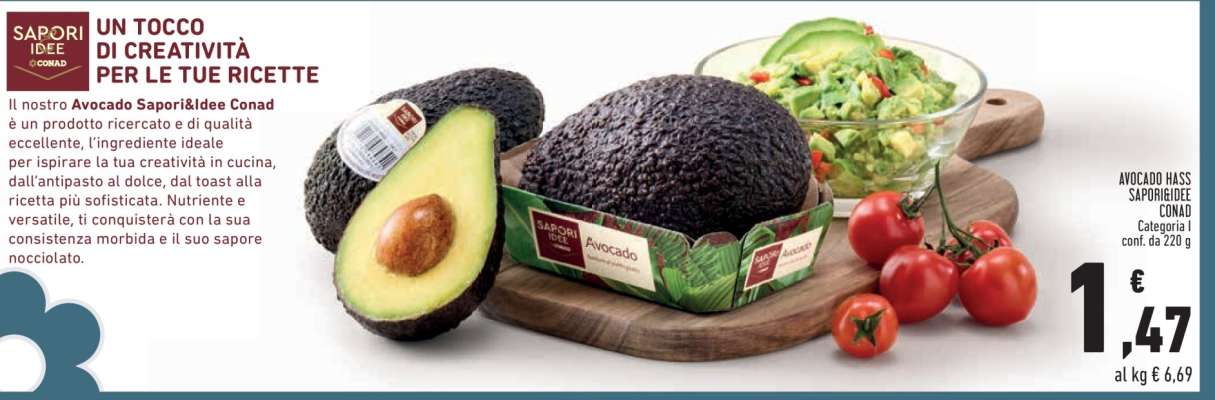 Avocado Hass Sapori&Dintorni Conad