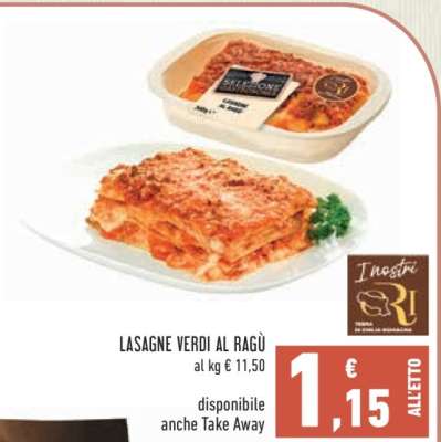 LASAGNE VERDI AL RAGÙ