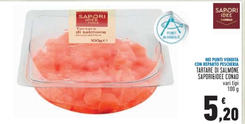 TARTARE DI SALMONE SAPORIDEIDEA CONAD