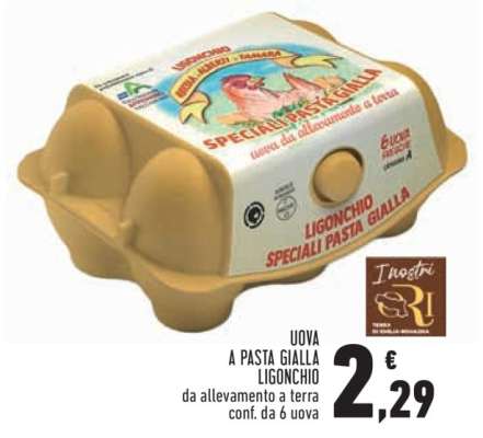 Uova a Pasta Gialla Ligonchio