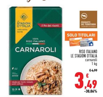 RISO ITALIANO LE STAGIONI D'ITALIA carnaroli