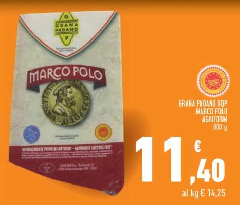 GRANA PADANO DOP MARCO POLO AGRIFORM