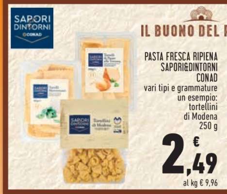 Pasta Fresca Ripiena Sapori&Dintorni Conad