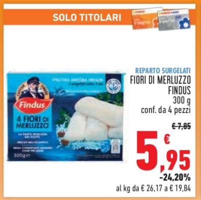 FIORI DI MERLUZZO FINDUS
