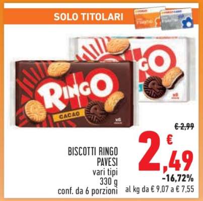 BISCOTTI RINGO PAVESI