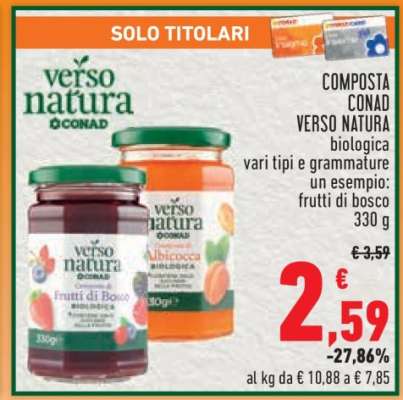 Composta Conad Verso Natura biologica