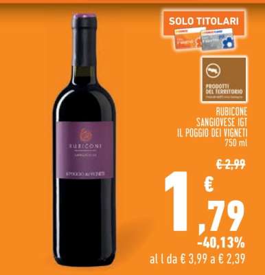 Rubicone Sangiovese IGT Il Poggio dei Vigneti
