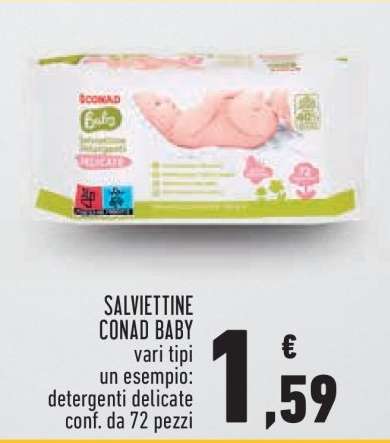 SALVIETTINE CONAD BABY