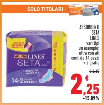 ASSORBENTI SETA LINES