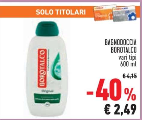 Bagnodoccia Borotalco