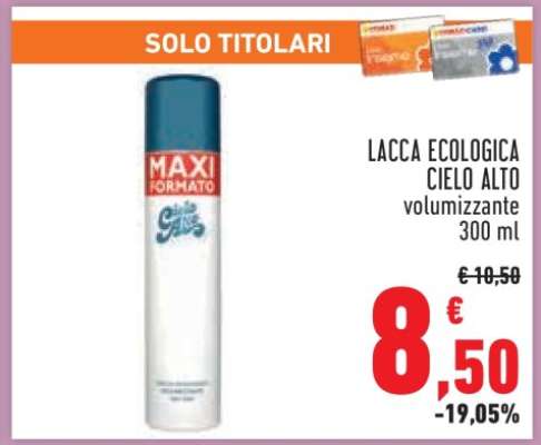 LACCA ECOLOGICA CIELO ALTO