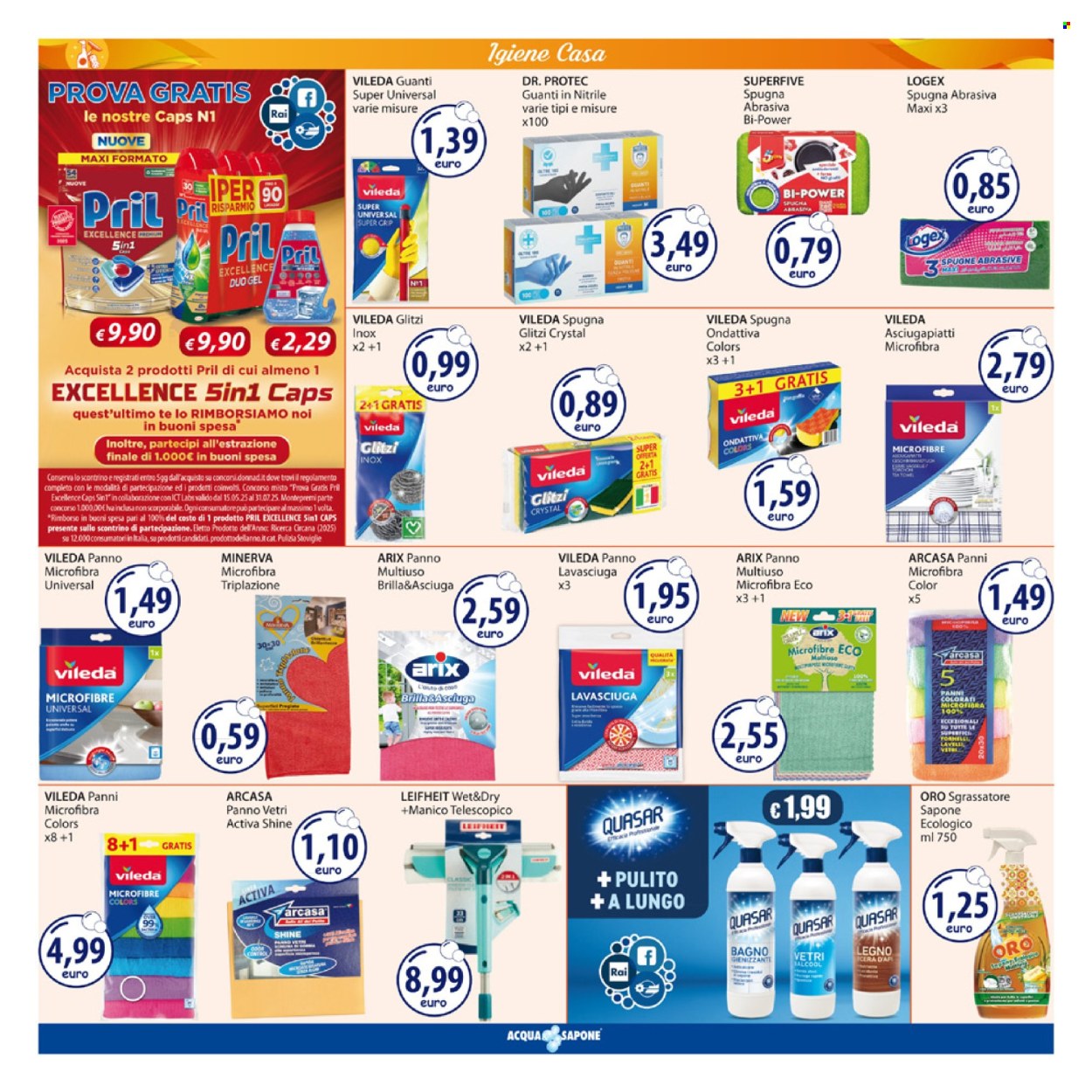 Volantino Acqua & Sapone - 19/5/2025 - 1/6/2025. Pagina 1