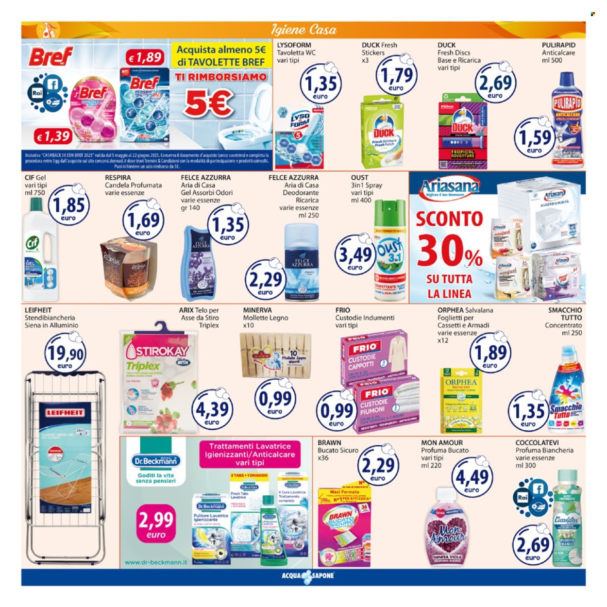 Volantino Acqua & Sapone - 19/5/2025 - 1/6/2025. Pagina 1