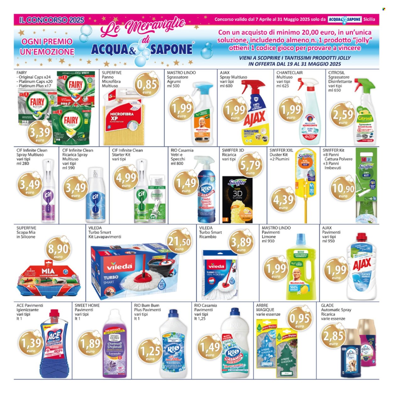 Volantino Acqua & Sapone - 19/5/2025 - 1/6/2025. Pagina 1