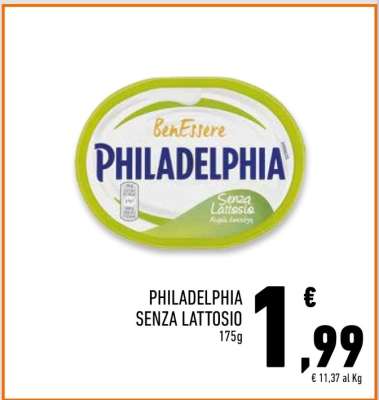 Philadelphia Senza Lattosio