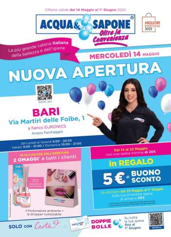 Volantino Acqua & Sapone - 14/5/2025 - 1/6/2025.