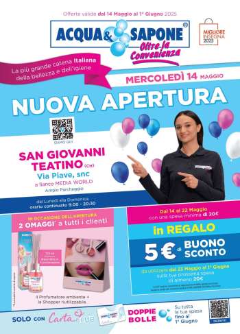 Volantino Acqua & Sapone - 14/5/2025 - 1/6/2025.