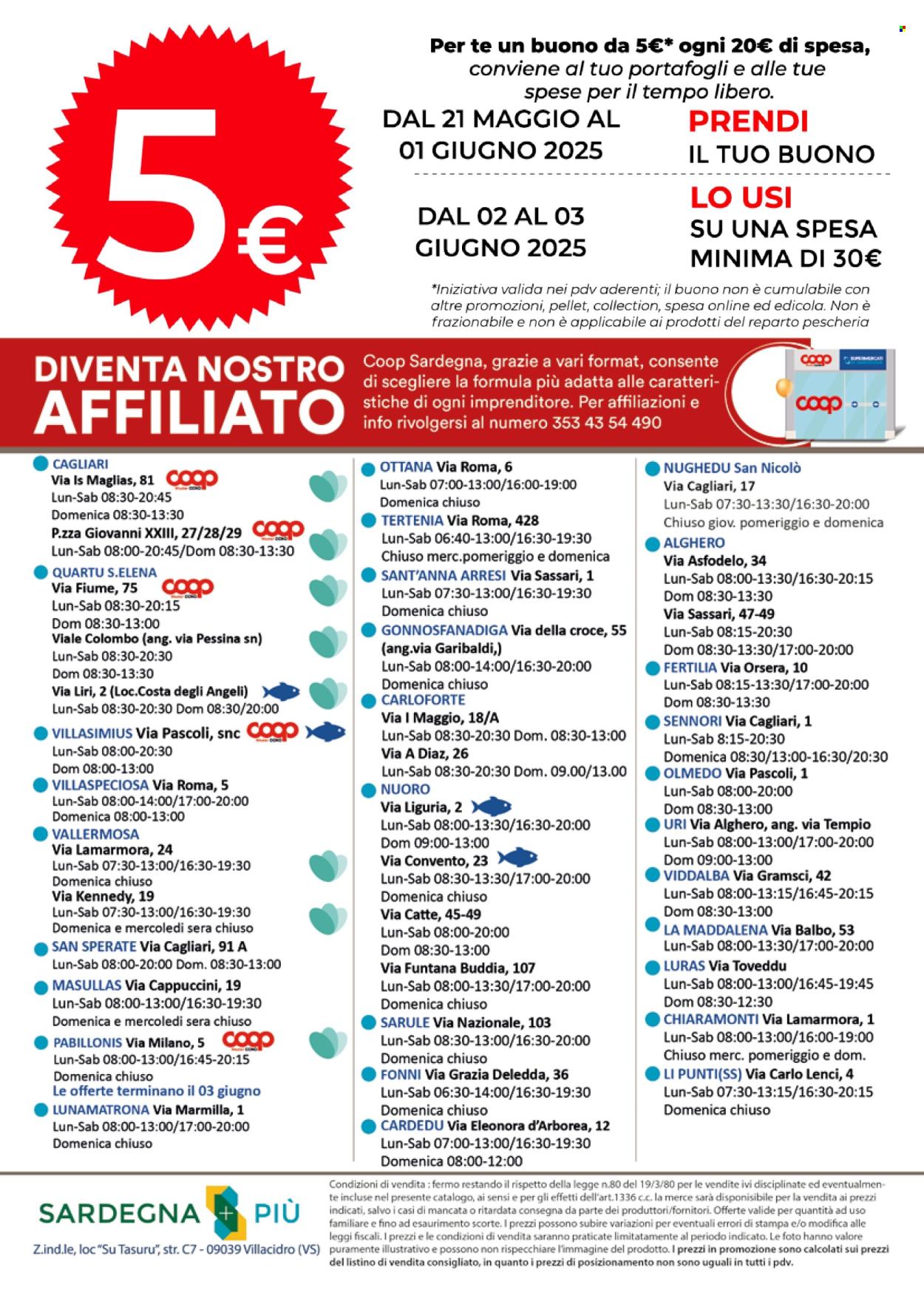 Volantino Coop - 21/5/2025 - 31/5/2025. Pagina 1