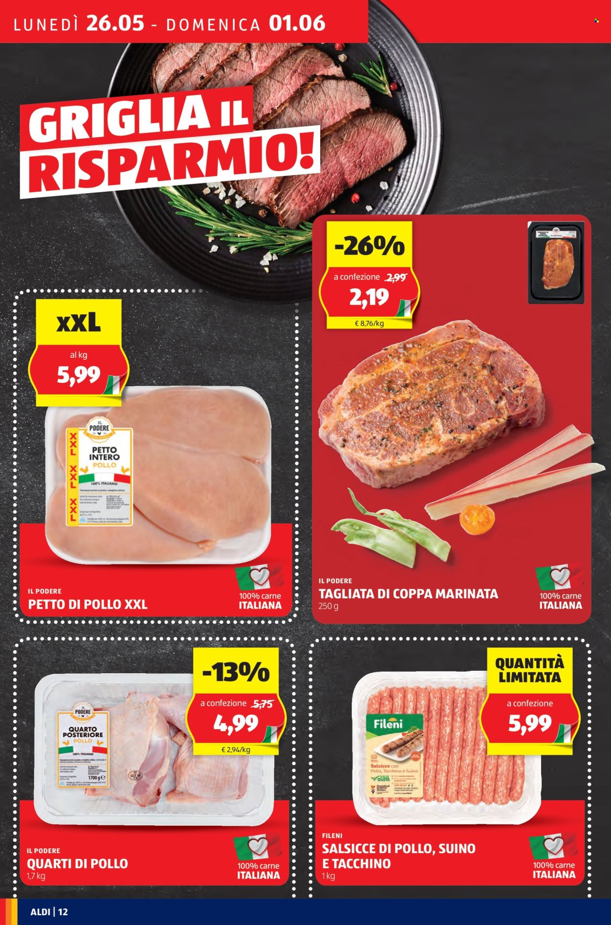 Volantino Aldi - 26/5/2025 - 1/6/2025. Pagina 1