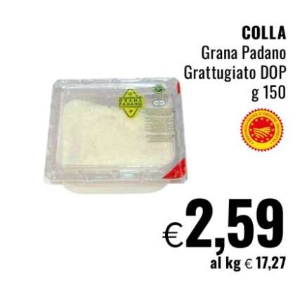 COLLA Grana Padano Grattugiato DOP