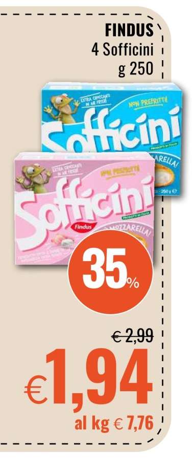 FINDUS 4 Sofficini