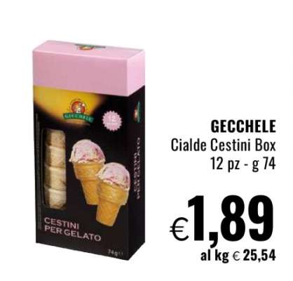 GECCHELE Cialde Cestini Box