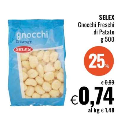 SELEX Gnocchi Freschi di Patate g 500