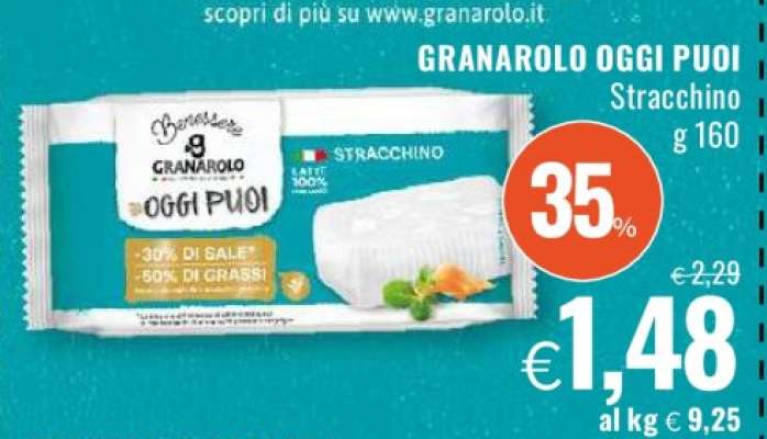 GRANAROLO OGGI PUOI Stracchino