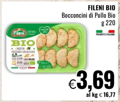 FILENI BIO Bocconcini di Pollo Bio