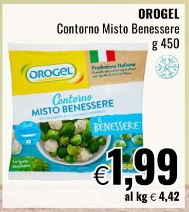 Orogel Contorno Misto Benessere