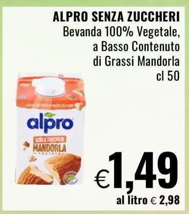 ALPRO SENZA ZUCCHERI