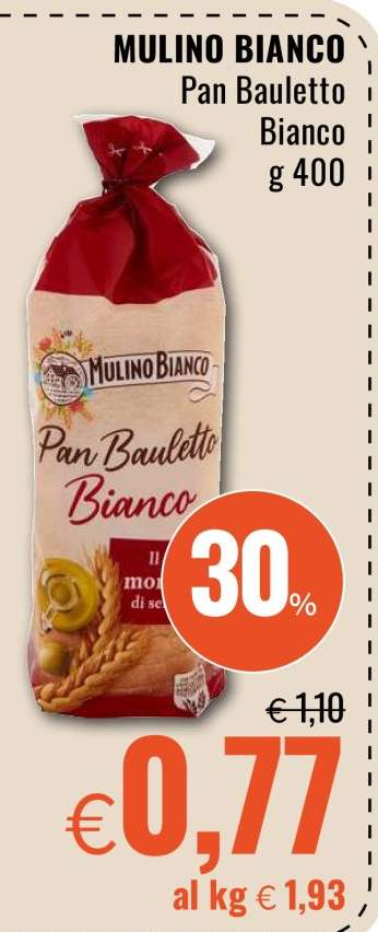 Mulino Bianco Pan Bauletto Bianco