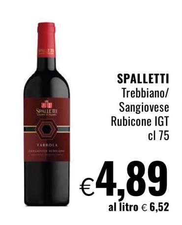 SPALLETTI Trebbiano/Sangiovese Rubicone IGT cl 75