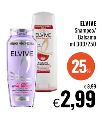 ELVIVE Shampoo / Balsamo