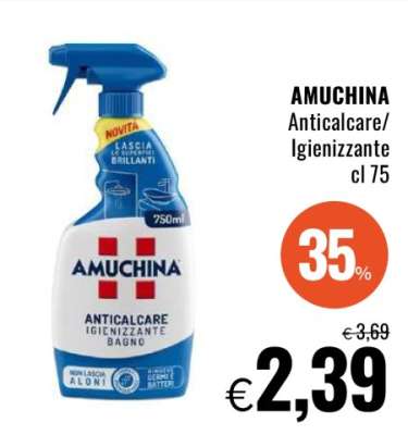 AMUCHINA Anticalcare/Igienizzante cl 75