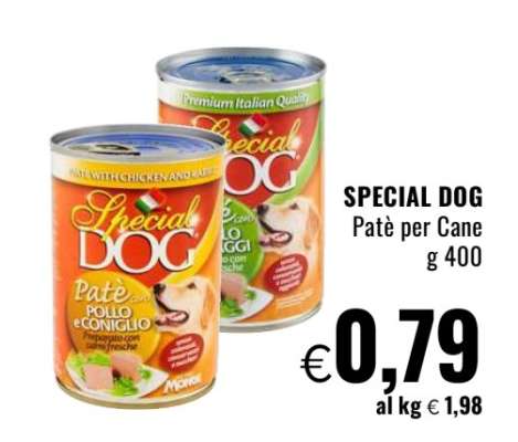 SPECIAL DOG Patè per Cane